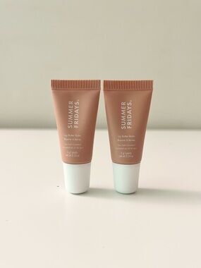 🌸SUMMER FRIDAYS Lip Butter Balm Limited Edition Sea Salt Caramel Mini 5 g x 2